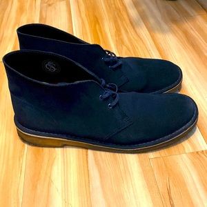 Clarks Originals Navy Suede - Men’s 12